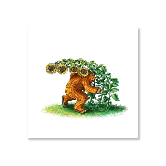 Sunflower Barrel Print