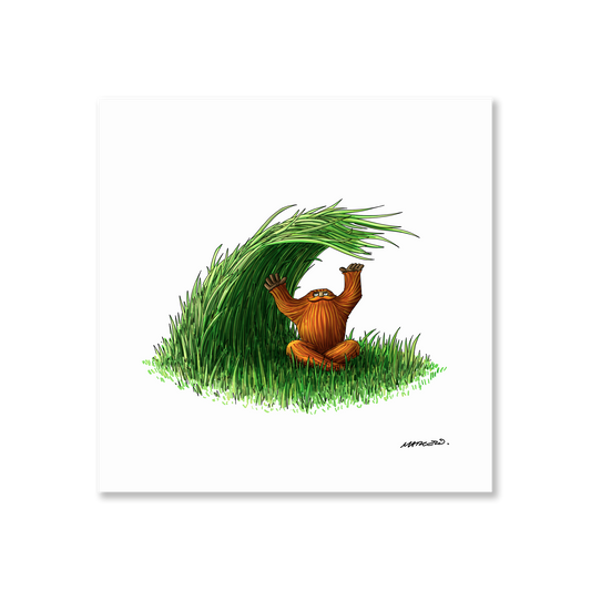 Grass Barrel Print