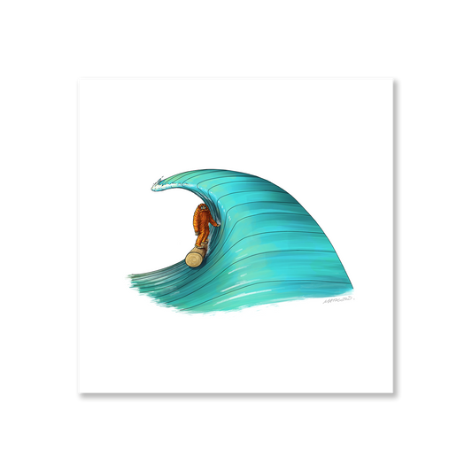 Ocean Barrel Print